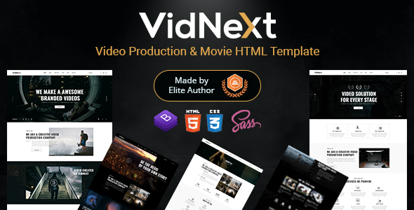Download VidNext – Movie & Video HTML Template Nulled 