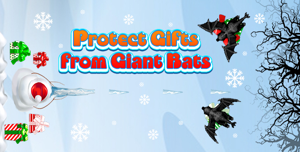 Download Protect Gifts from Giant Bats (CAPX and HTML5) Christmas Game Nulled 