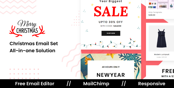 Download MerrySale – Responsive Email Template Nulled 