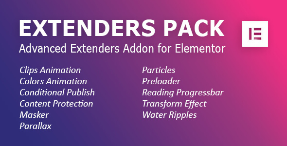 Download Extenders Pack: Advanced Extenders Addon for Elementor WordPress Plugin Nulled 