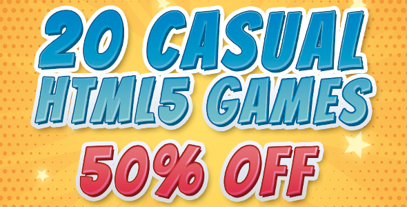 Download 20 CASUAL GAMES – SUPER BUNDLE HTML5 GAMES (Construct 2) Nulled 