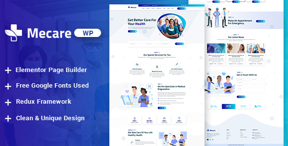 Download Mecare – Hospital and Health WordPress Theme Nulled 