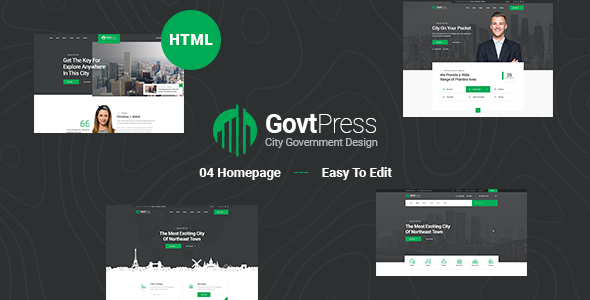 Download GovtPress – Municipal and Government HTML5 Template Nulled 