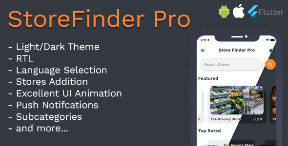 Download StoreFinder Pro Full App Flutter v1.0 Nulled 