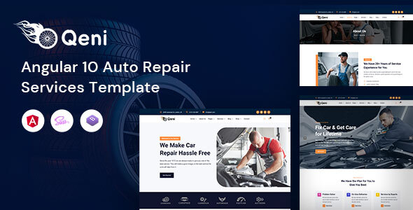 Download Qeni – Angular Auto Repair Services Template Nulled 