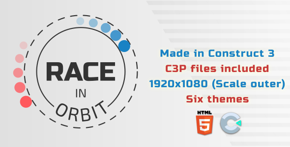 Download Race in orbit – HTML5 Skill game Nulled 