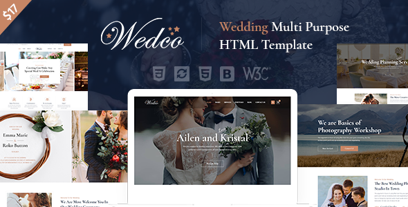 Download WedCo – Wedding HTML Template Nulled 