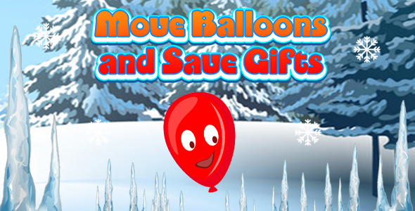 Download Move Balloons and Save Gifts (CAPX and HTML5) Christmas Game Nulled 