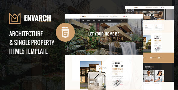 Nulled EnvArch – Architecture and Single Property HTML5 Template free download