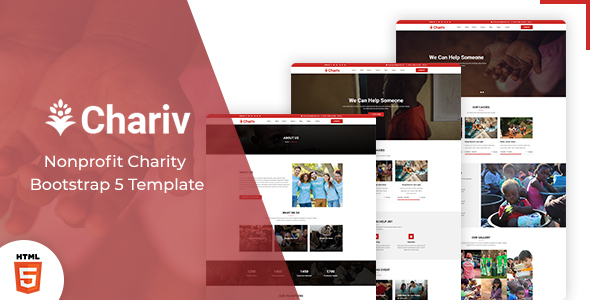 Download Chariv – Nonprofit Charity Bootstrap 5 Template Nulled 