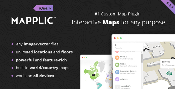 Download Mapplic – Custom Interactive Map jQuery Plugin Nulled 