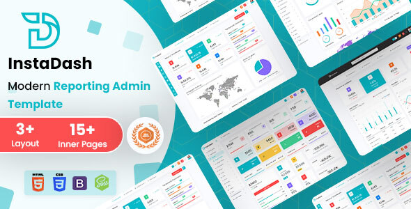 Download Instadash – Reporting Admin Dashboard HTML + SCSS Nulled 
