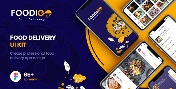 Download Food Delivery UI Kit for Figma Nulled 
