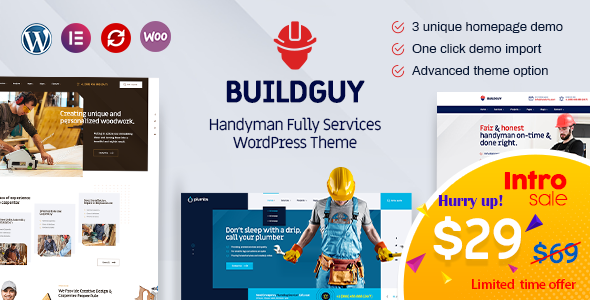Download Buildguy – Handyman Services WordPress Theme Nulled 