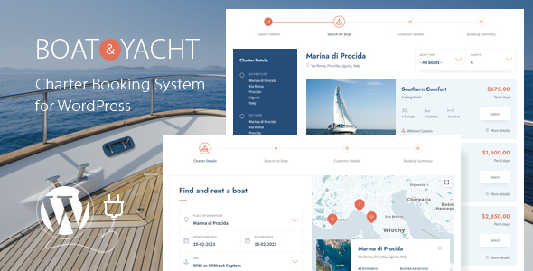 Download Boat and Yacht Charter Booking System for WordPress Nulled 
