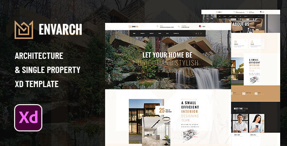 Download EnvArch – Architecture and Single Property XD Template Nulled 