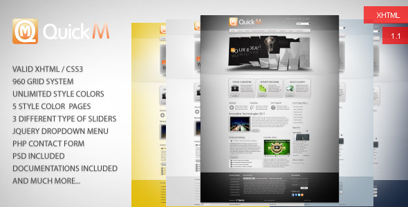 Download QuickM HTML Template Nulled 