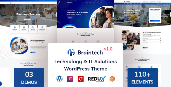 Download Braintech – Technology & IT Solutions WordPress Theme Nulled 