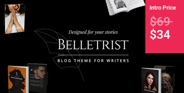 Download Belletrist – Blog Theme for Writers Nulled 