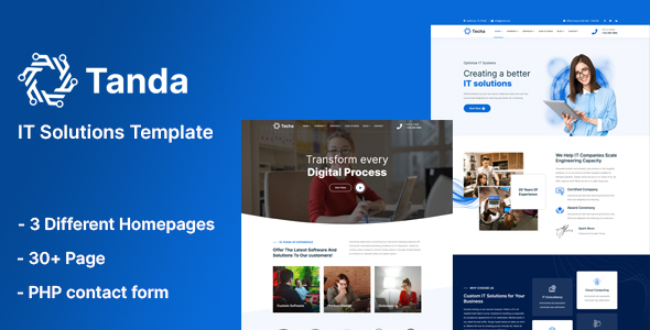 Download Tanda – IT Solutions Template Nulled 