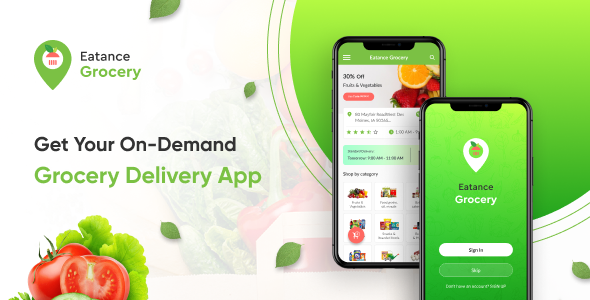 Download Eatance On-Demand Grocery Delivery App Nulled 