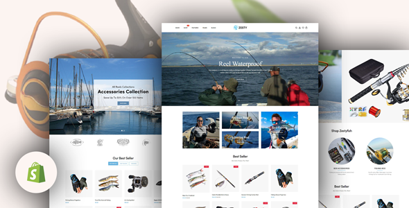 Download ZestyFish – Fishing Shop Responsive Shopify Theme Nulled 