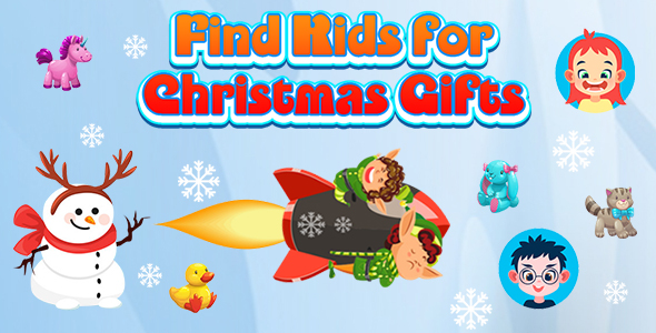 Download Find Kids for Christmas Gifts (CAPX and HTML5) Christmas Game Nulled 