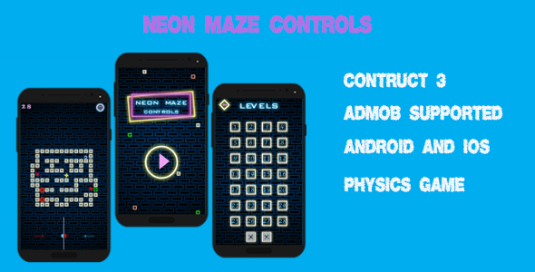 Download Neon Maze Control – HTML5 (Construct 3) Nulled 