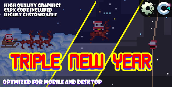 Download Triple New Year 3in1 (C2, C3, HTML5) Game. Nulled 