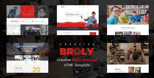 Download Broly – Creative Multi-Concept HTML Template Nulled 