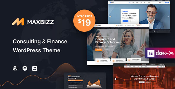 Download Maxbizz – Consulting & Financial Elementor Nulled 