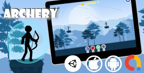 Download Archery Unity Arrow Shooter Game for Android and iOS with Admob Ads Nulled 