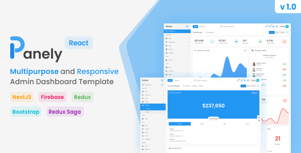 Download Panely – React Multipurpose Admin Dashboard Template Nulled 