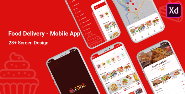 Download Fudu – Food Delivery Mobile UI Kit Nulled 