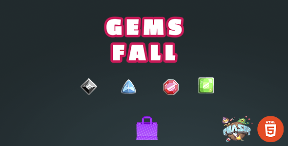Download Gems Fall – HTML5 Game – Phaser 3 Nulled 