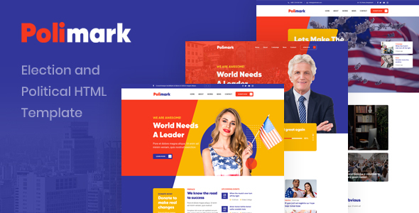 Download Polimark – Election and Political HTML Template Nulled 