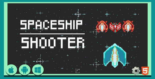 Download Spaceship Shooter • HTML5 + Construct Game Nulled 