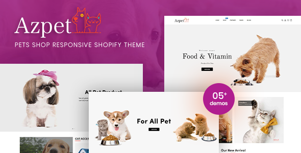 Download Azpet – Pet Food Shop Responsive Shopify Theme Nulled 
