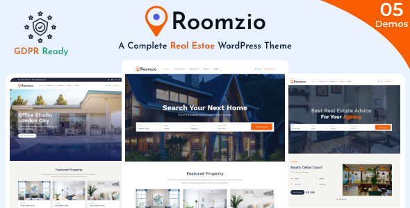 Download Roomzio – Real Estate WordPress Theme Nulled 