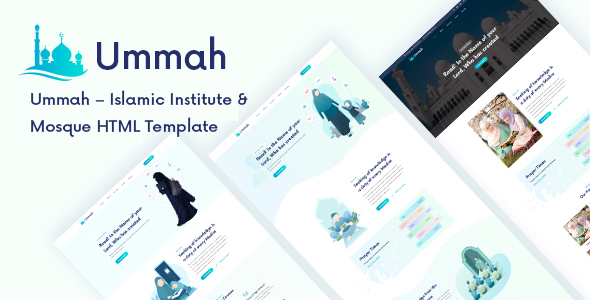 Download Ummah – Islamic Center HTML5 Template Nulled 