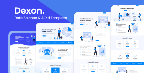 Download Dexon – Data Science & Analytics Landing Page Nulled 