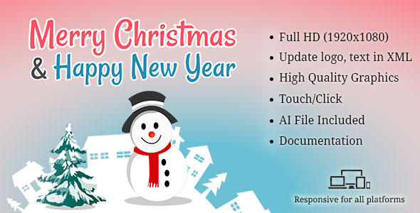 Download Merry Christmas & New Year Greeting Card Nulled 