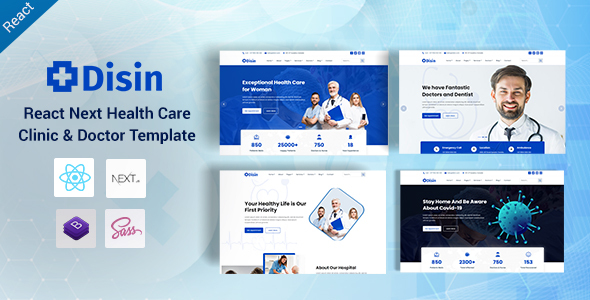 Download Disin – React Next Medical & Doctors Template Nulled 