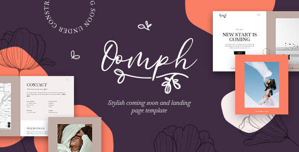Download Oomph – Stylish Coming Soon & Landing Page Template Nulled 