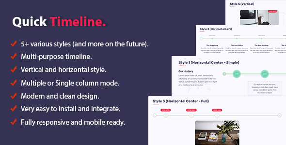 Download Quick Timeline For WordPress Nulled 