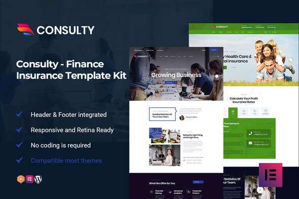 Download Consulty – Finance Consulting Elementor Template Kit Nulled 