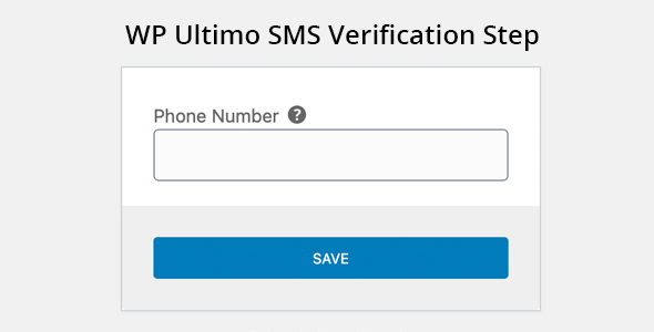 Download WP Ultimo SMS Verification Step Nulled 