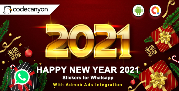 Download Android Happy New Year Stickers for Whatsapp 2021 – Whatsapp Sticker App Nulled 