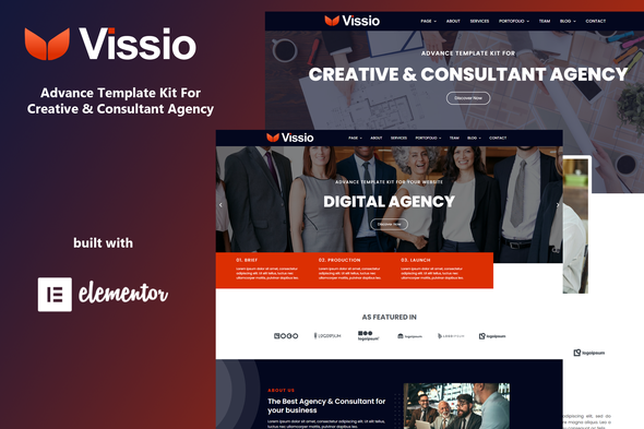 Download Vissio – Business Elementor Template Kit Nulled 