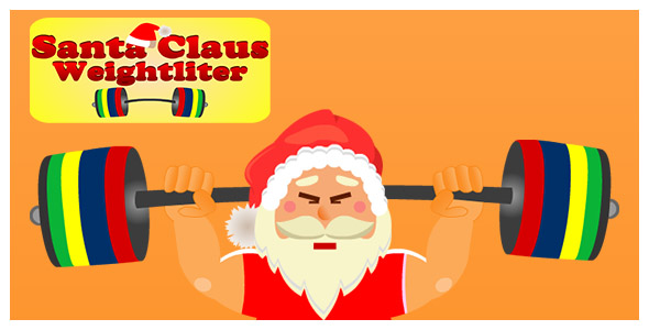 Download Santa Claus Weightlifter – Unity Sport Christmas Game Project for Android and iOS with Admob Ad Nulled 